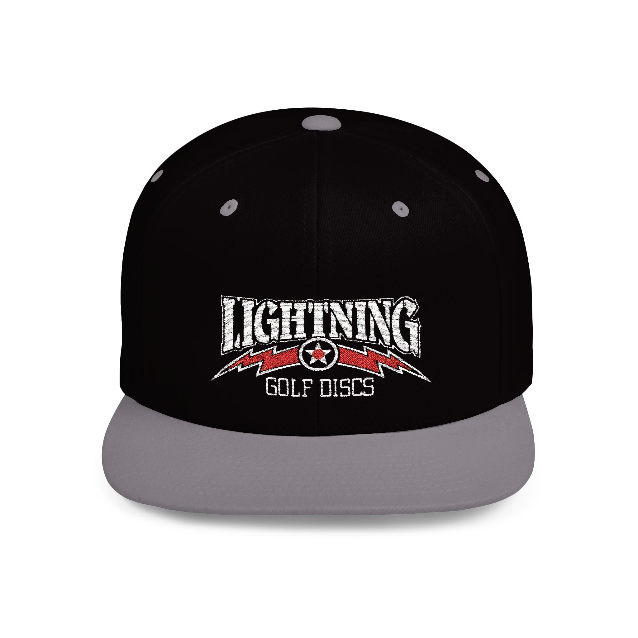 Lightning Golf Discs Original (OG) Logo Flat Bill Disc Golf Snapback