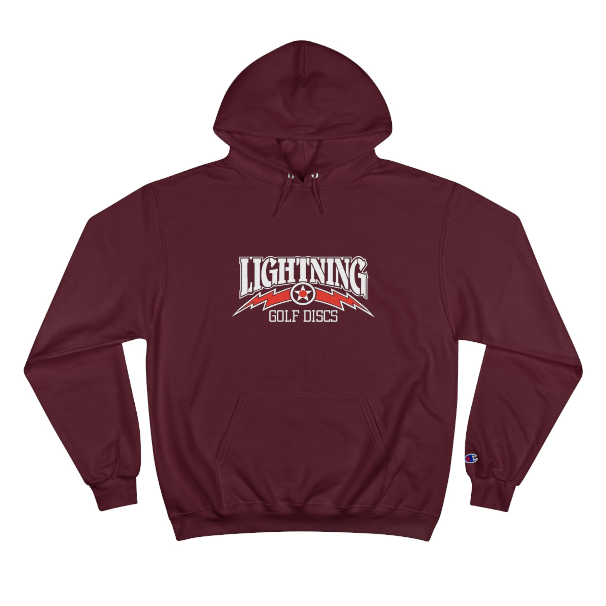 Lightning Golf Discs Original (OG) Logo Champion Disc Golf Hoodie