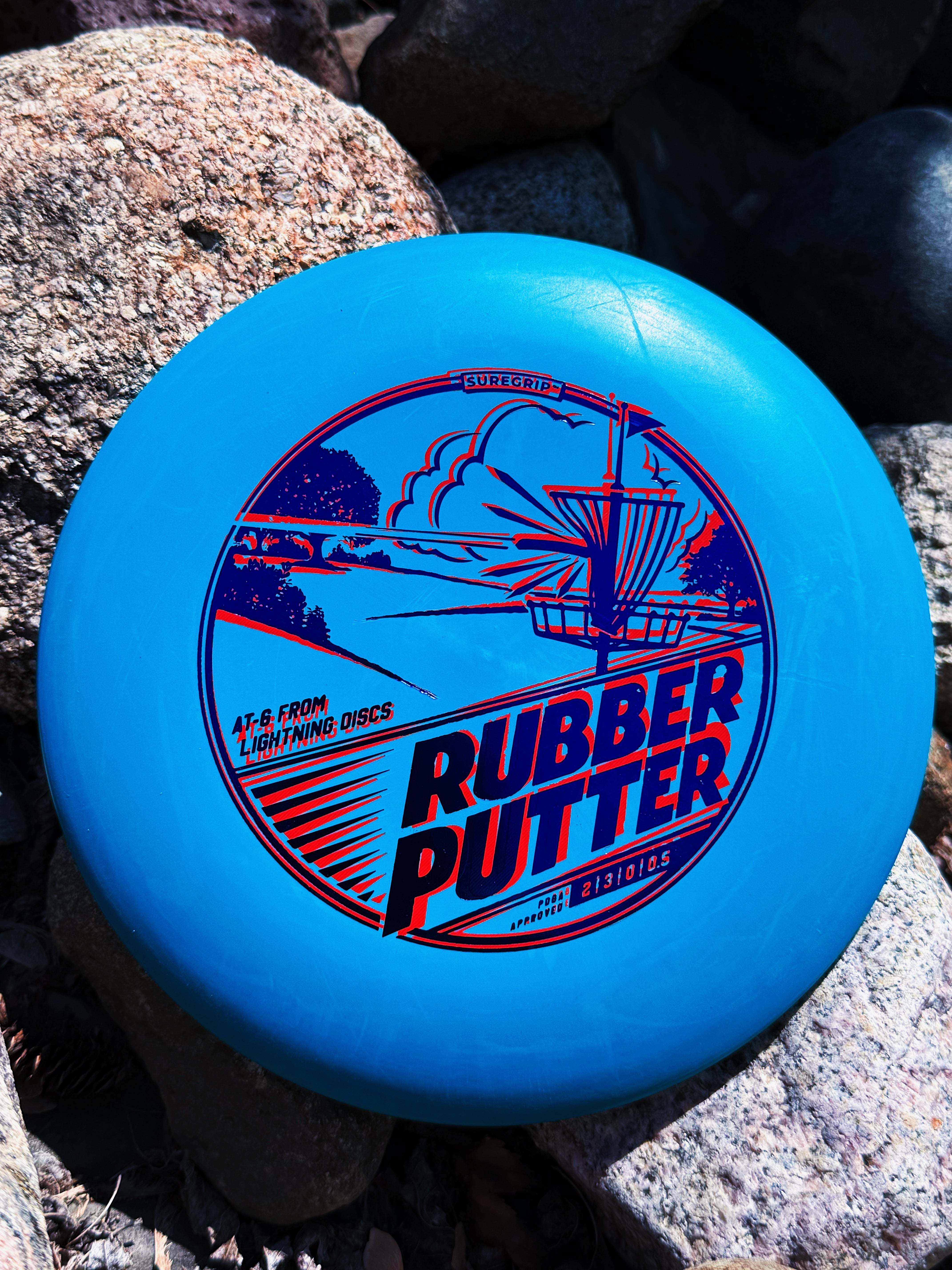 Lightning Strikeout Standard Rubber Putter Golf Disc