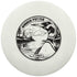 Loonar Glow Rubber Putter by Lightning Discs, featuring a soft rubber blend with a bright glow-in-the-dark finish for visibility during low-light play.