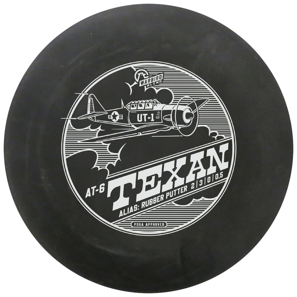 AT-6 Rubber Putter by Lightning Discs in Warbird plastic, designed for excellent grip, wind resistance, and reliable, stable putts.