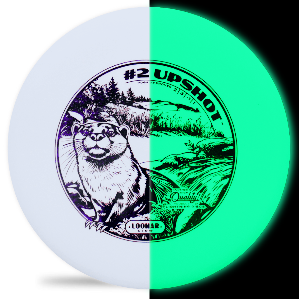 Lightning Loonar Glow #2 Upshot Putter Golf Disc