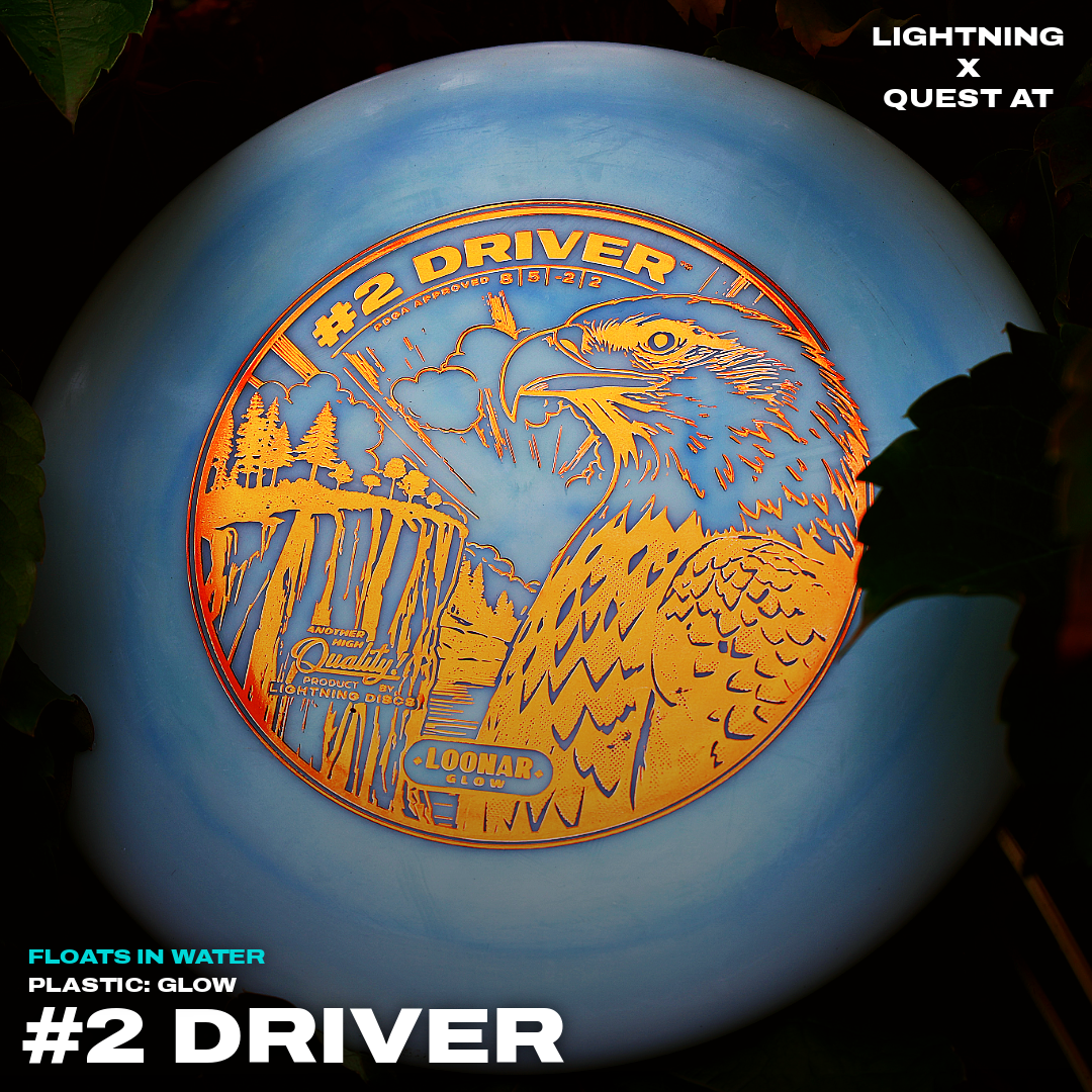 Lightning Standard Rubber Putter Golf Disc