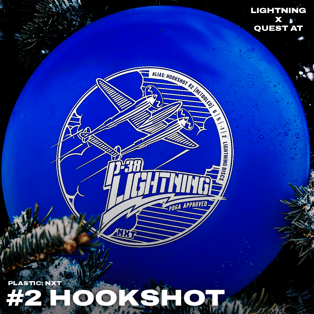 Lightning Loonar Glow #2 Upshot Putter Golf Disc