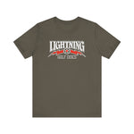 Lightning Golf Discs Original (OG) Logo USA Unisex Jersey Short Sleeve Disc Golf Tee