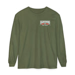 Lightning Golf Discs Original (OG) Logo Unisex Garment-dyed Long Sleeve Disc Golf T-Shirt