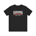 Lightning Golf Discs Original (OG) Logo USA Unisex Jersey Short Sleeve Disc Golf Tee