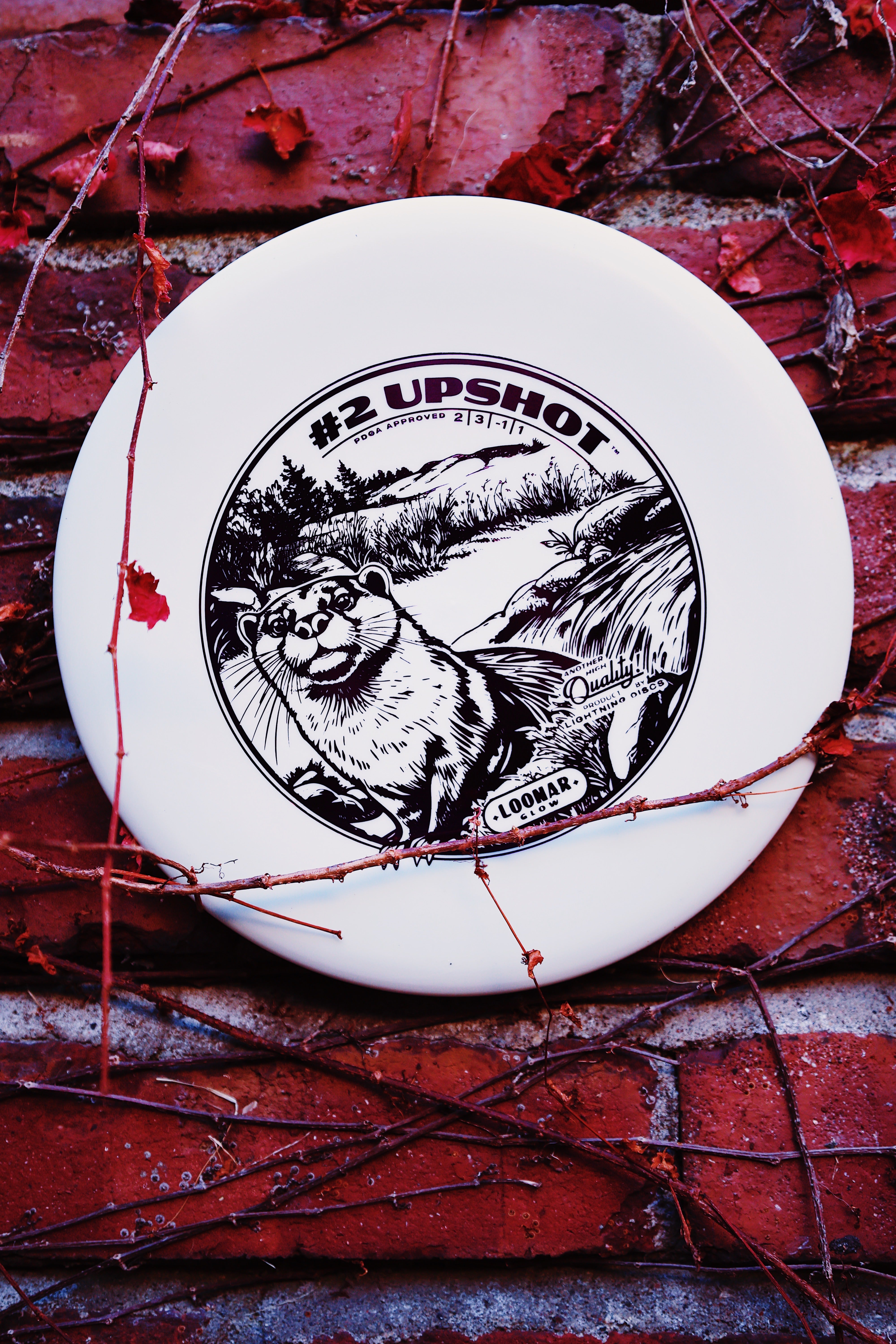 Lightning Loonar Glow #2 Upshot Putter Golf Disc