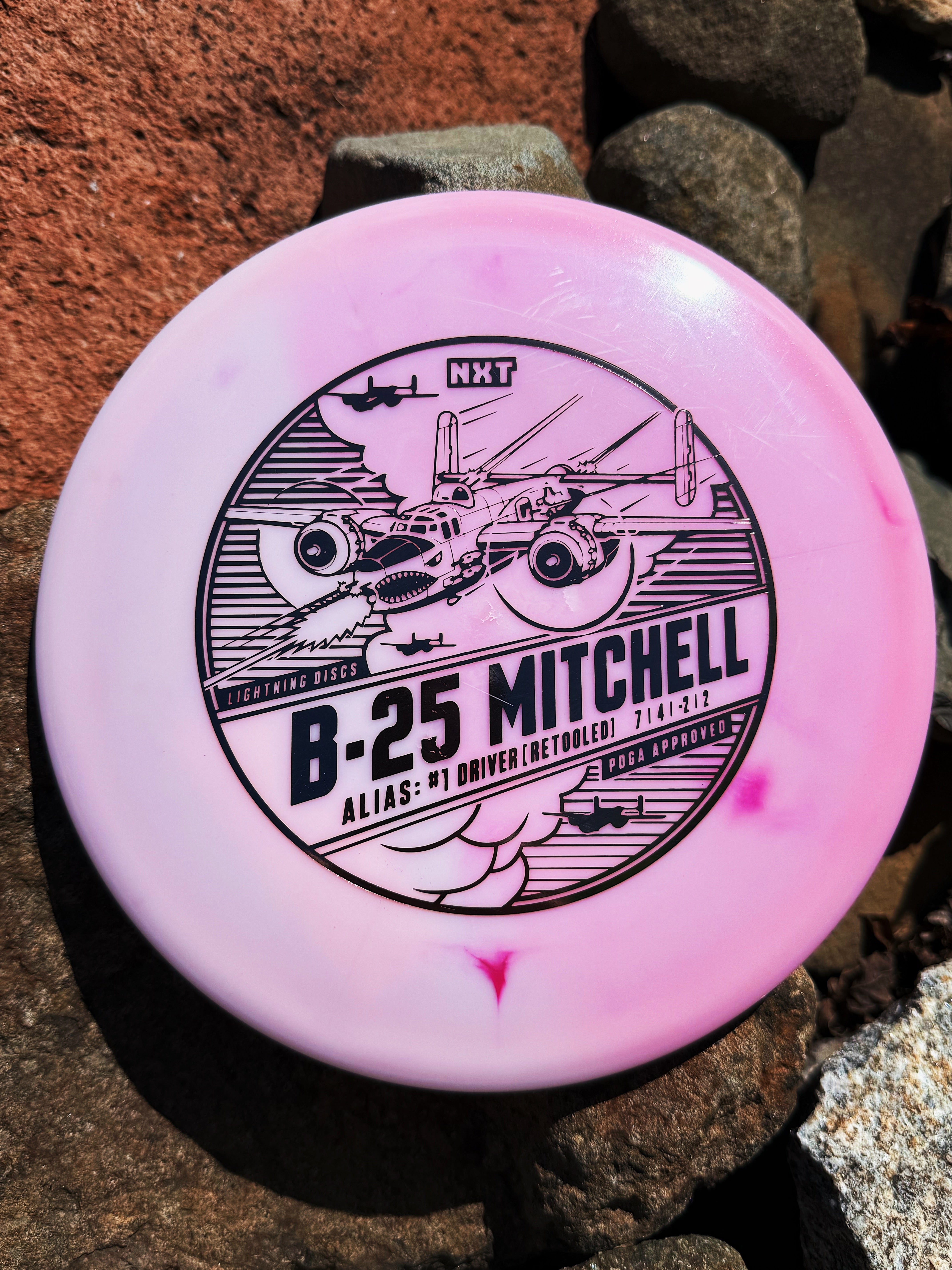 Lightning Strikeout NXT B-25 Mitchell #1 Driver [Retool] Fairway Driver Golf Disc