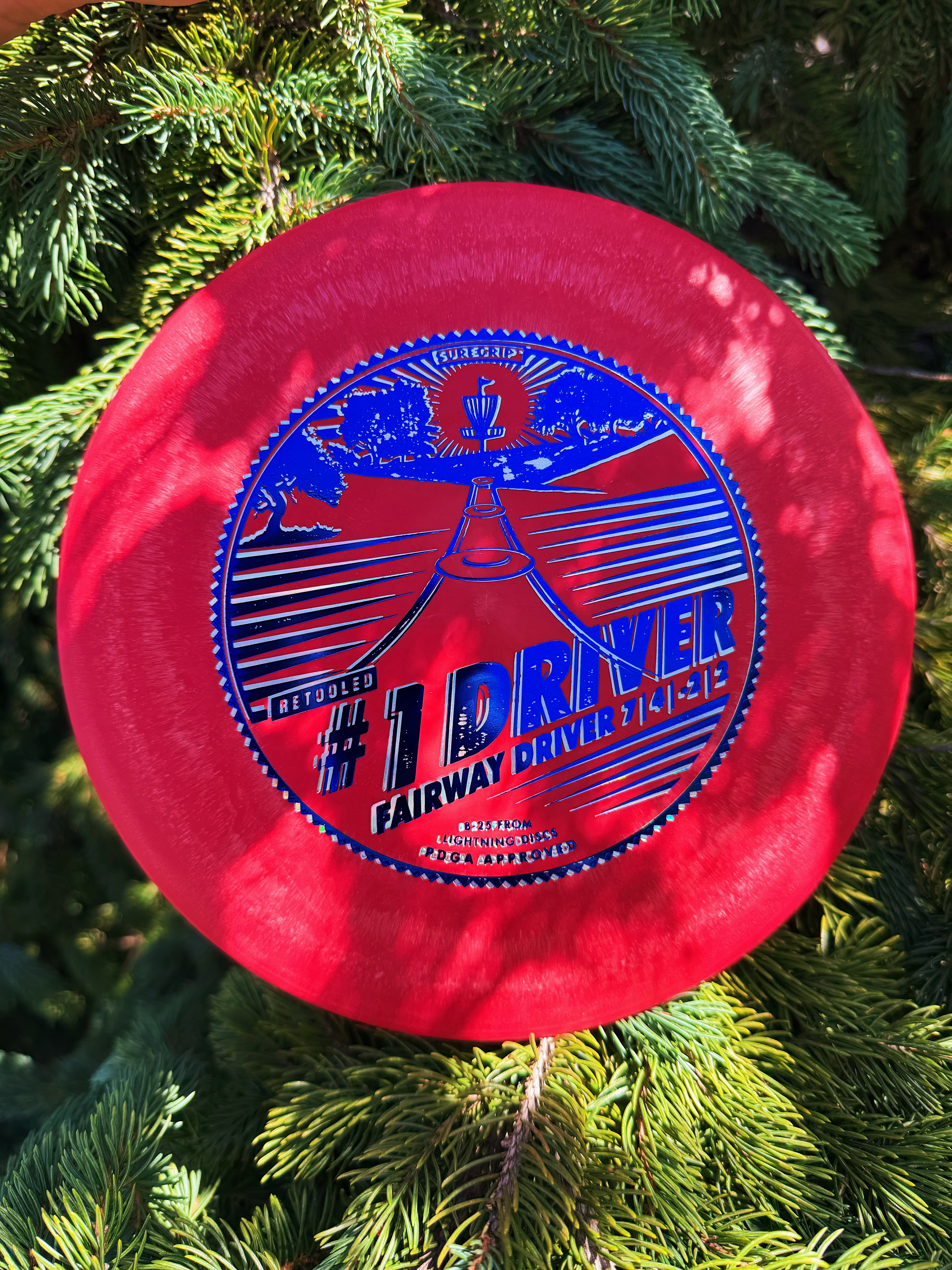 Lightning Strikeout Sure Grip #1 Driver [Retool] Fairway Driver Golf Disc