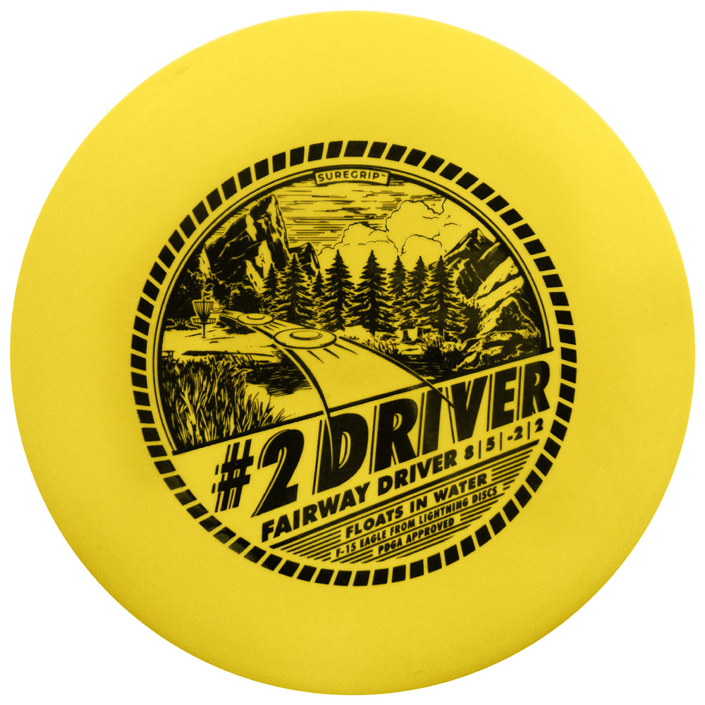 2-PACK BUNDLE: Lightning Sure Grip #2 Driver Fairway Driver Golf Disc