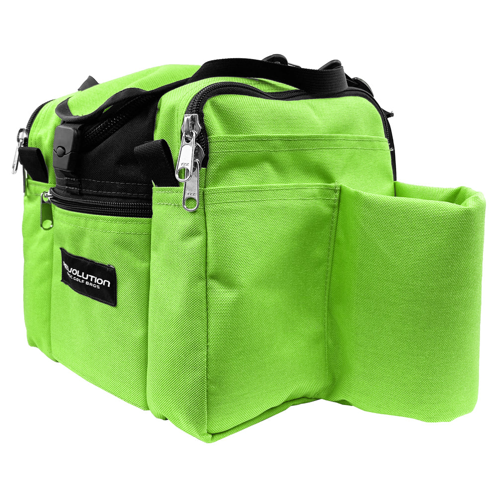 Revolution Mini Deluxe V3 Disc Golf Bag - Lime Green