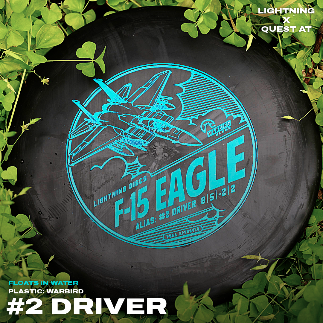 Lightning Warbird F-15 Eagle #2 Driver Fairway Driver Golf Disc