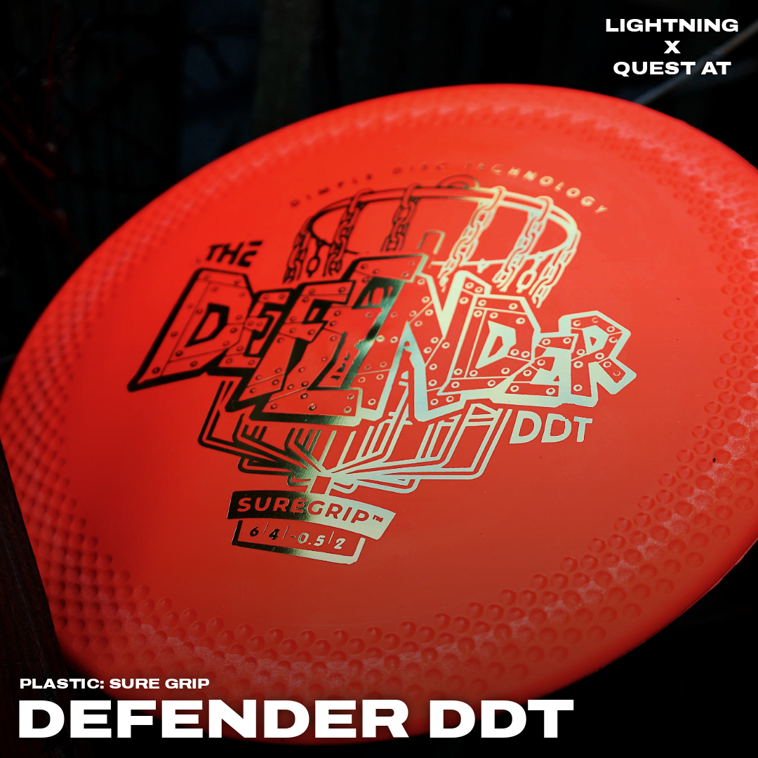 Quest AT Sure Grip Defender DDT Fairway Driver Golf Disc