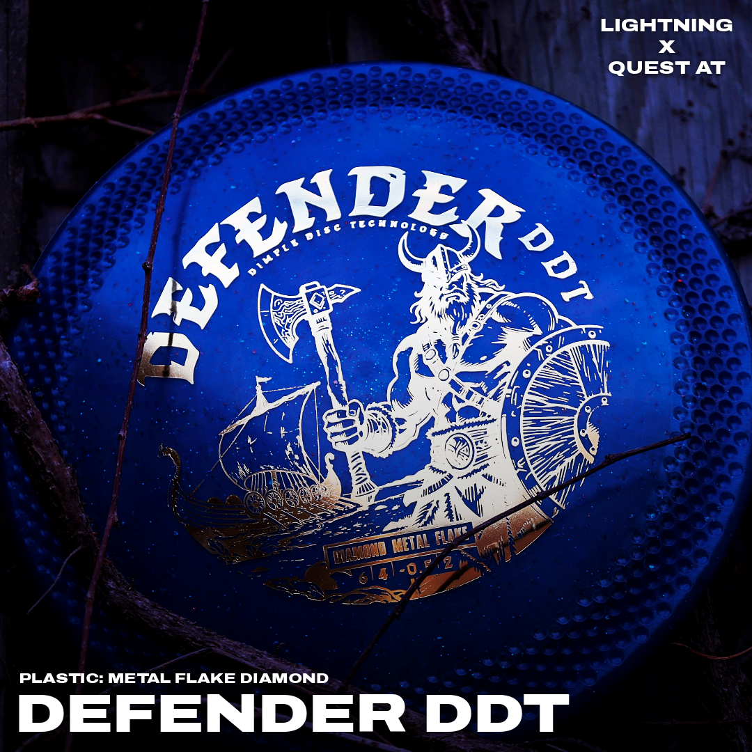 Quest AT Metal Flake Diamond Defender DDT Fairway Driver Golf Disc