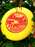 Lightning Discs #2 Driver, a slightly understable fairway driver with a beveled edge and bold stamp, designed for long, accurate flights with minimal fade.
