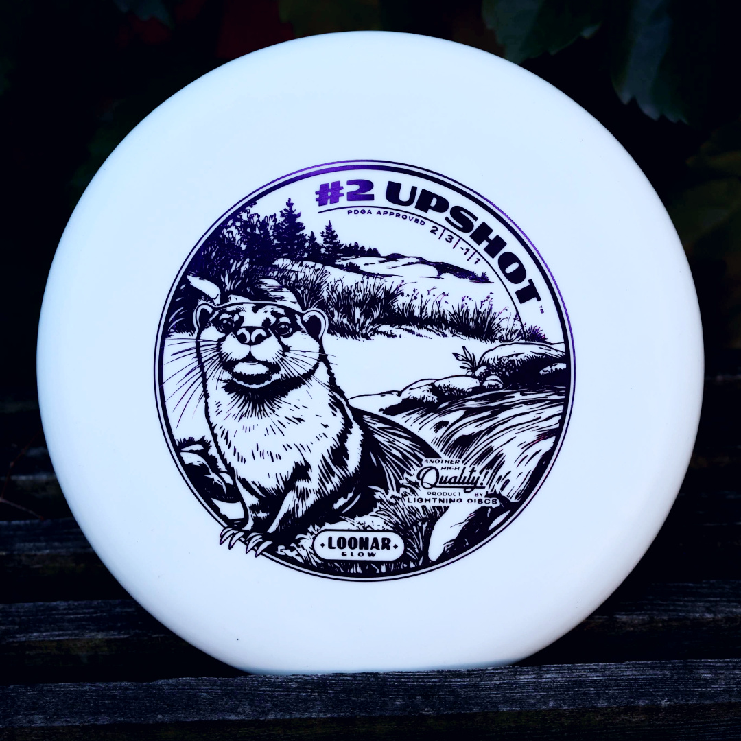 Lightning Loonar Glow #2 Upshot Putter Golf Disc