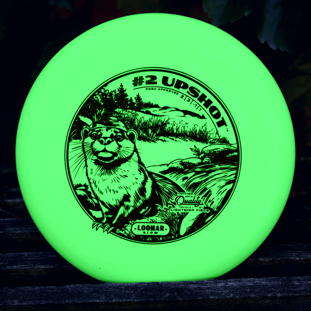 Lightning Loonar Glow #2 Upshot Putter Golf Disc